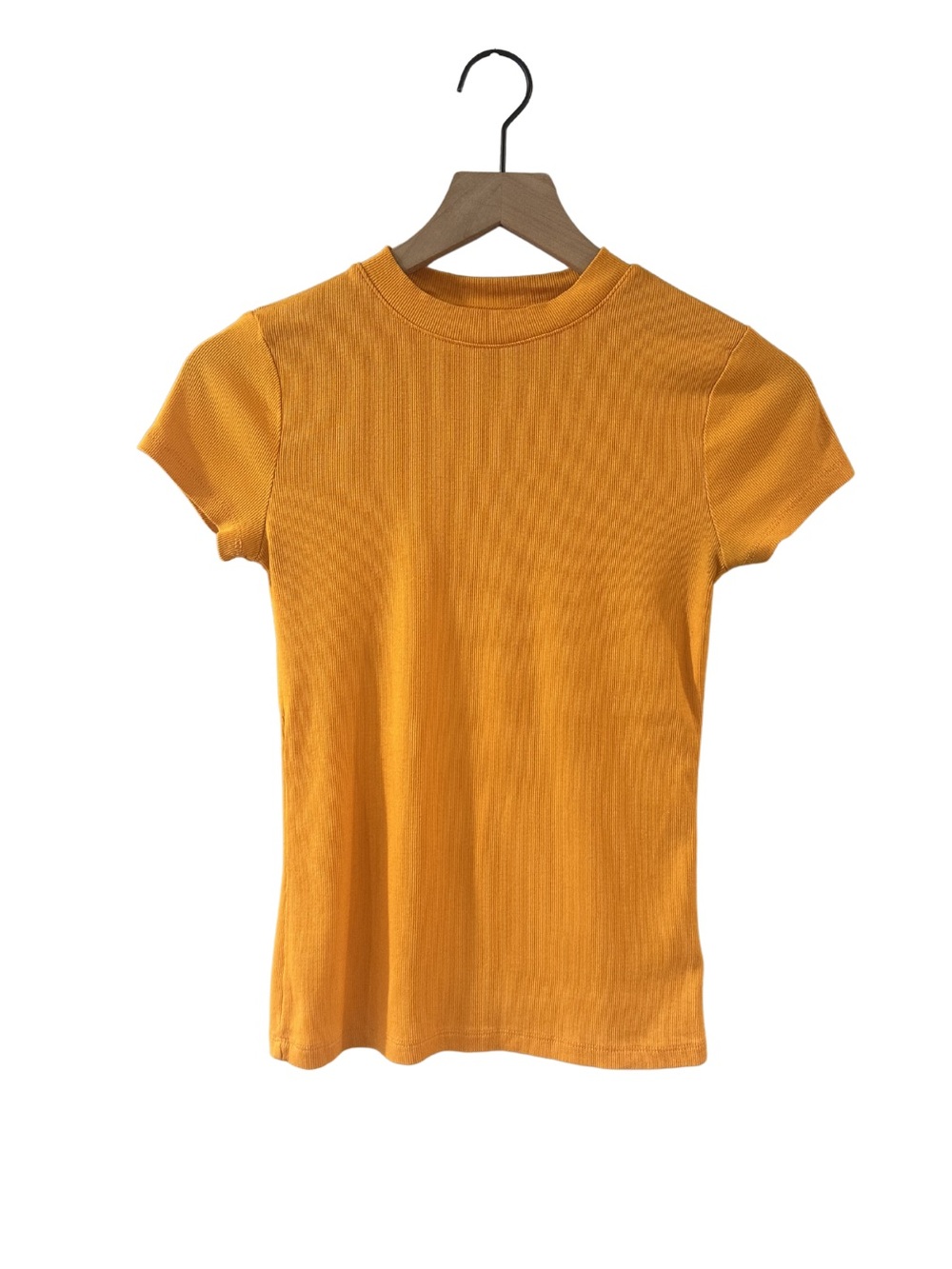 A New Day Ribbed Crewneck Tee Bundle Set - Hot Pink, Orange, Baby Pink, Lime - Picture 3 of 5